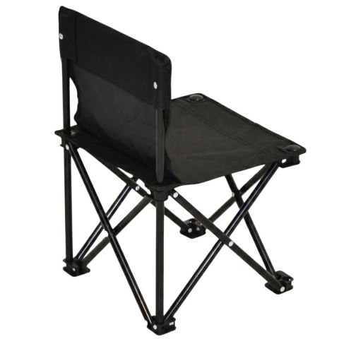 KRZESŁO TURYSTYCZNE SKŁADANE CZARNE 30X30X25/47CM ENERO CAMP