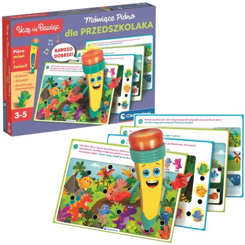 Mówiące Pióro 500 Pytań Przedszkolaka Język Polski Clementoni 50390