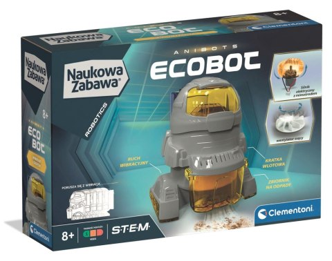 Naukowa Zabawa Zestaw Robot EcoBot Język Polski Clementoni 50061