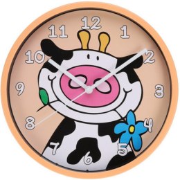 ZEGAR ŚCIENNY KIDS 22,5 CM KRÓWKA