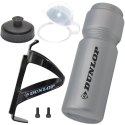BIDON ROWEROWY DUNLOP 750ML Z KOSZYKIEM SREBRNY