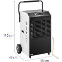 Osuszacz powietrza pochłaniacz wilgoci przemysłowy budowlany 1300 W 857 m3/h do 230 m2