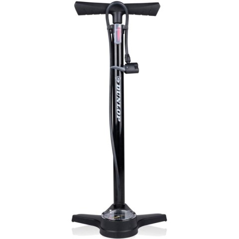 POMPKA WARSZTATOWO ROWEROWA 174Psi Z MANOMETREM CZARNA DUNLOP