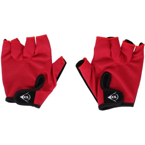 RĘKAWICZKI ROWEROWE SENIOR CZERWONE DUNLOP R.XL