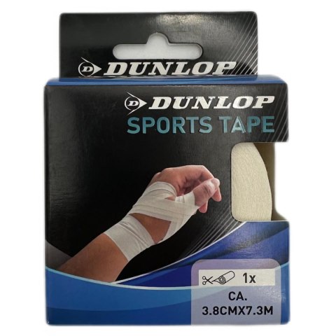 TAŚMA TEJP TAPE SPORTOWA KINESIOLOGICZNA 7,3Mx3,8CM BIAŁA DUNLOP
