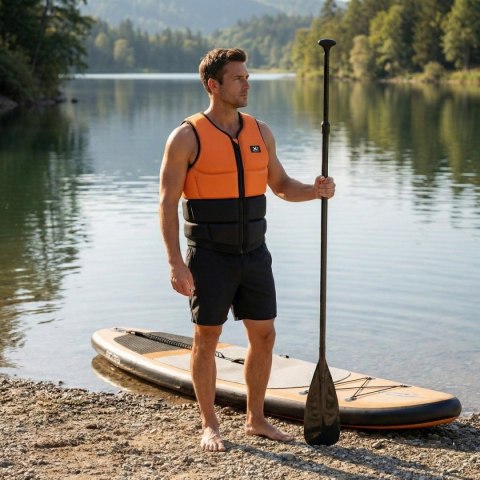 KAMIZELKA NEOPRENOWA ASEKURACYJNA SUP XQMAX R.M ORANGE/ BLACK