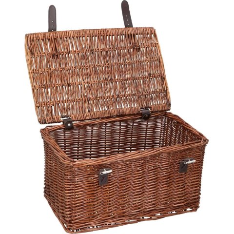 KOSZYK ROWEROWY WIKLINOWY NA PRZÓD 45x30x25CM BICYCLE GEAR