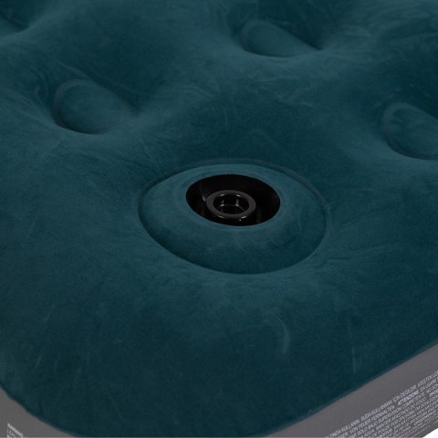 MATERAC FLOKOWANY 1-OSOBOWY Z WBUDOWANĄ POMPKĄ NOŻNĄ 191x99x22CM 24679