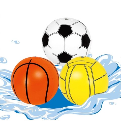 PIŁKA PLAŻOWA DMUCHANA 40CM 66018