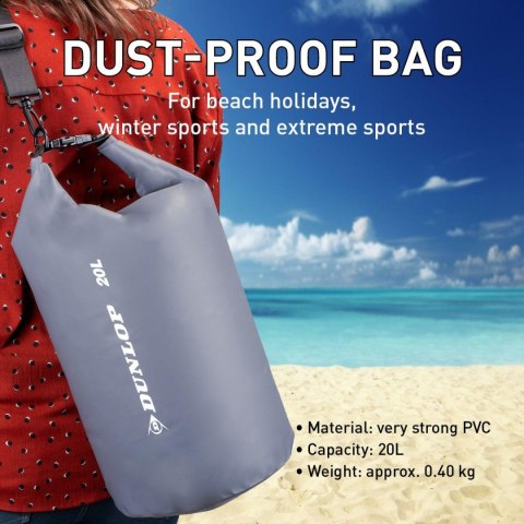 TORBA PLECAK WOREK WODOSZCZELNY 20L DUNLOP