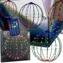 KULA DEKORACYJNA WISZĄCA 168LED RGB 40CM