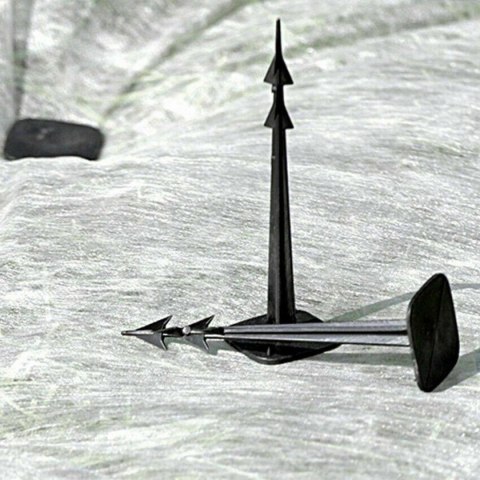 SZPILKI GROTY KOŁKI DO AGROWŁÓKNINY OBRZEŻY PALISAD HARPOON PEG 12,5CM 50SZT