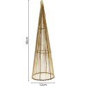 CHOINKA DEKORACYJNA ZŁOTA LED CIEPŁY BIAŁY 40CM