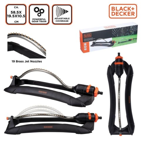 ZRASZACZ OSCYLACYJNY TURBO 19 DYSZ BLACK + DECKER