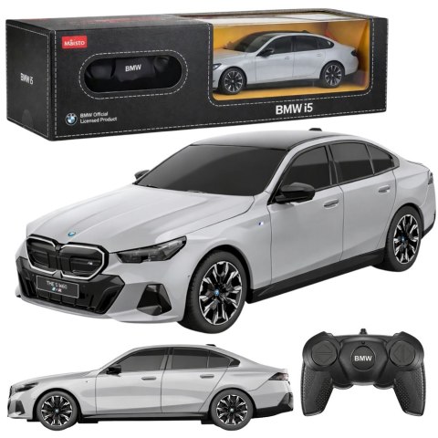 Auto BMW i5 Samochód Zdalnie Sterowany RC Szare Rastar 1:24