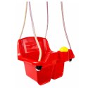 Huśtawka Kubełkowa Czerwona Dla Dzieci 5237