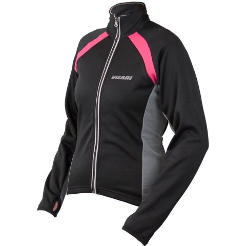 BLUZA TRENINGOWA DAMSKA VIZARI XS NA ROWER I DO BIEGANIA CZARNA