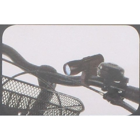 LAMPKA ROWEROWA PRZEDNIA 2W1 9 LED DUNLOP