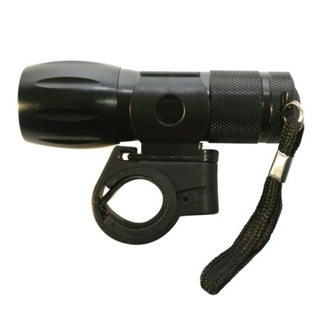 LAMPKA ROWEROWA PRZEDNIA 2W1 9 LED DUNLOP