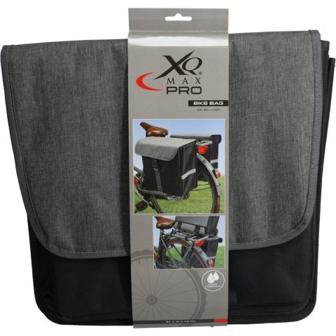 SAKWA TORBA ROWEROWA PODWÓJNA TYLNA NA BAGAŻNIK 2x20L XQMAX