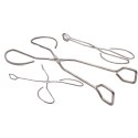 SZCZYPCE DO GRILLA 27CM SREBRNE