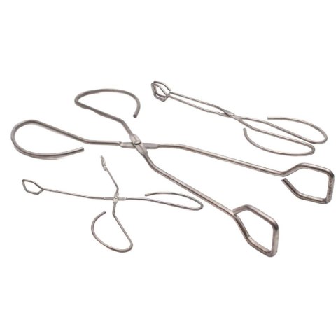 SZCZYPCE DO GRILLA 27CM SREBRNE