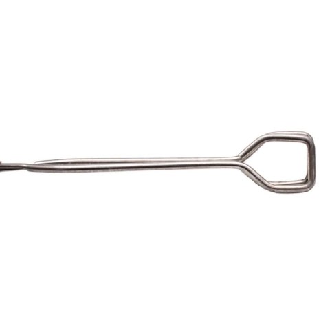 SZCZYPCE DO GRILLA 27CM SREBRNE