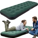 MATERAC FLOKOWANY 1-OSOBOWY CLOUDCOIL ZIELONY 191x73x22CM 24642