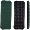 MATERAC FLOKOWANY 1-OSOBOWY CLOUDCOIL ZIELONY 191x73x22CM 24642