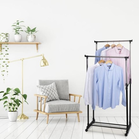 SZAFA GARDEROBA WIESZAK 75x42x93-158CM ALPINA