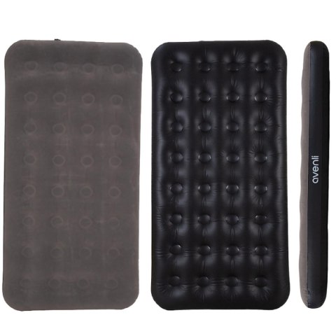 MATERAC FLOKOWANY 1-OSOBOWY CLOUDCOIL SZARY 191x99x22CM 24638