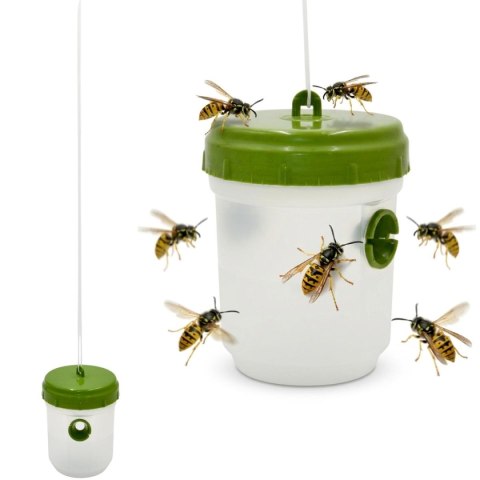 PUŁAPKA NA OSY SZERSZENIE I INNE OWADY DO POWIESZENIA 9X13CM KINZO MIX