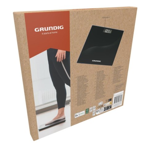 WAGA ŁAZIENKOWA SZKLANA CZARNA GRUNDIG