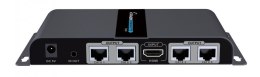 TECHLY Extender HDMI 1x4 1080p60Hz do 40 m po skrętce Kat6 IR PoC IDATA-EX-HL41TY