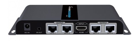 TECHLY Extender HDMI 1x4 1080p60Hz do 40 m po skrętce Kat6 IR PoC IDATA-EX-HL41TY