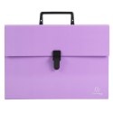 Teczka harmonijkowa 18 przeg. Fioletowa