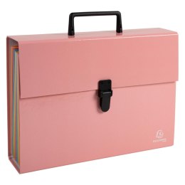 Teczka harmonijkowa 18 przeg. Koralowa