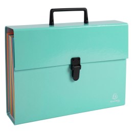 Teczka harmonijkowa 18 przeg. Miętowa