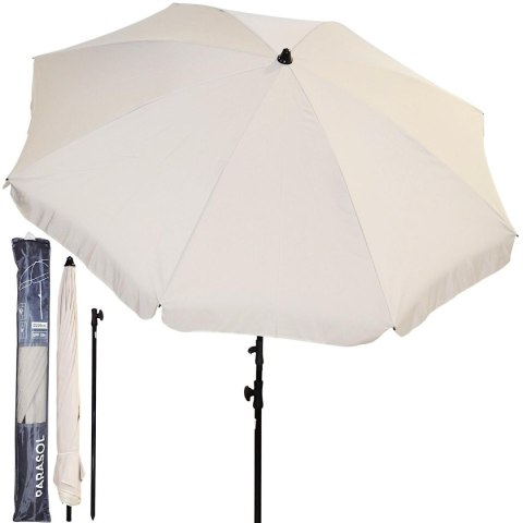 PARASOL OGRODOWY 185CM PIASKOWY