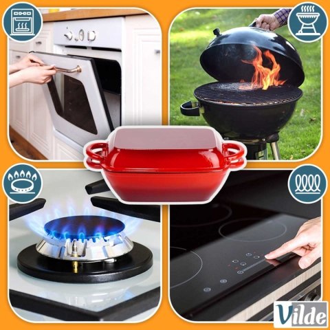 BRYTFANNA ŻELIWNA EMALIOWANA Z PATELNIĄ 3,5/1,5L CAST LINE 279094