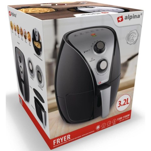 FRYTOWNICA BEZTŁUSZCZOWA 1500W 3,2L ALPINA