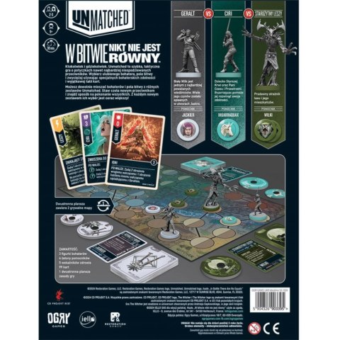 GRA UNMATCHED: UNMATCHED WIEDŹMIN - STAL I SREBRO - OGRY GAMES