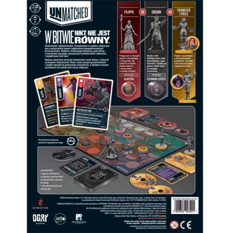 GRA UNMATCHED: UNMATCHED WIEDŹMIN - UPADEK KRÓLESTWA - OGRY GAMES