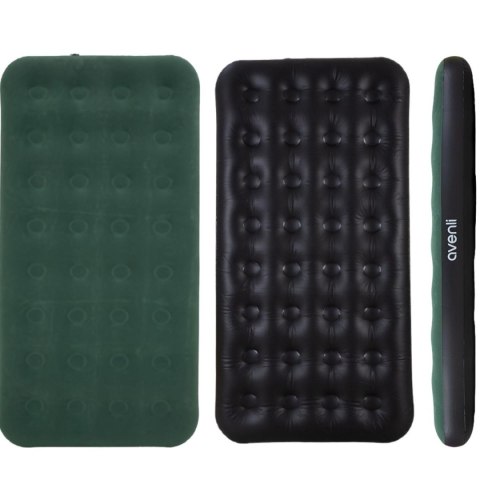 MATERAC FLOKOWANY 1-OSOBOWY CLOUDCOIL ZIELONY 191x99x22CM 24643