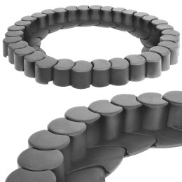 Palisada ogrodowa grafitowa 4.1 m 32 ele. VILDE 351008-G