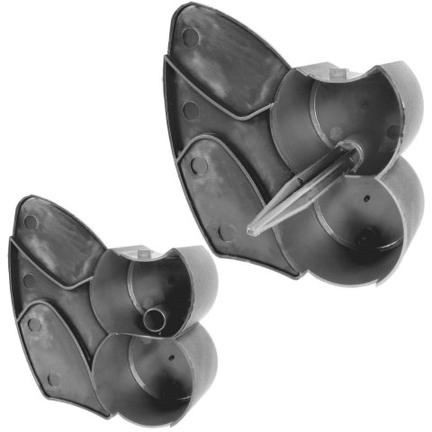 Palisada ogrodowa grafitowa 4.1 m 32 ele. VILDE 351008-G