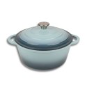 EMALIOWANY GARNEK ŻELIWNY 24cm 4L HAGE SEA SALT