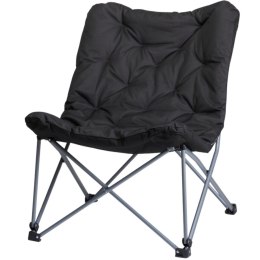 FOTEL CAMPINGOWY HIGH DELUXE Z PODUSZKĄ ANTRACYT REDCLIFFS