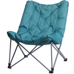 FOTEL CAMPINGOWY HIGH DELUXE Z PODUSZKĄ NIEBIESKI REDCLIFFS