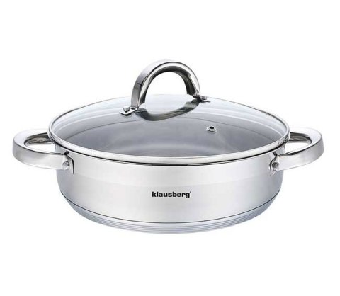 Garnek stalowy niski 4.5L 26cm KLAUSBERG KB-7173 (PROM)